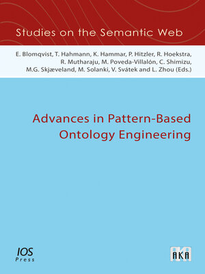 cover image of Advances in Pattern-Based Ontology Engineering